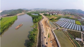 【河湖“清四亂”】違規(guī)堆渣要嚴(yán)查 強化監(jiān)管守底線 ——蕭山區(qū)進化鎮(zhèn)渣土亂堆威脅浦陽江堤防案例